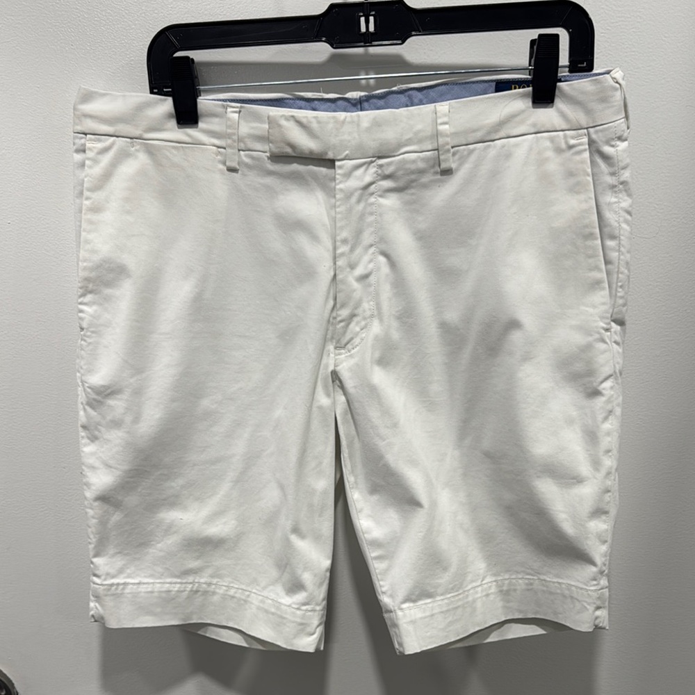 Polo Ralph Lauren Tailored Slim Fit Shorts White - Picture 6 of 10
